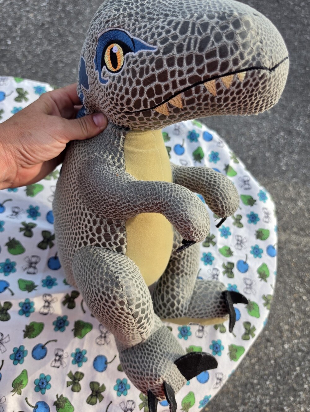 Build-A-Bear Jurassic World Blue Velociraptor Dinosaur Plush BABW Raptor